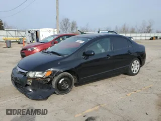 2007 Honda Civic Sdn LX with VIN 1HGFA16587L135771, listed as a Copart auction lot 51303115 with 174,251 mi miles and Salvage Title. Bid and sale history available at carsss.com. Image 1.