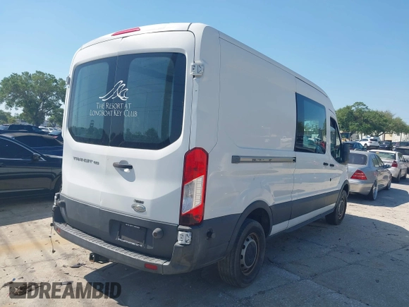 2015 Ford Transit Cargo with VIN 1FTNE2CM6FKA19277, listed as a IAAI auction lot 41906760 with 44,230 mi miles and . Bid and sale history available at carsss.com. Image 4.