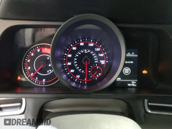 2022 Hyundai Elantra SEL with VIN KMHLM4AG0NU283001, listed as a Copart auction lot 48493255 with 78,198 mi miles and Clean Title. Bid and sale history available at DreamBid. Image 9.