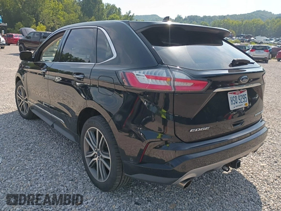 2019 Ford Edge Titanium with VIN 2FMPK4K91KBC09840, listed as a IAAI auction lot 42870883 with 118,778 mi miles and . Bid and sale history available at DreamBid. Image 1.