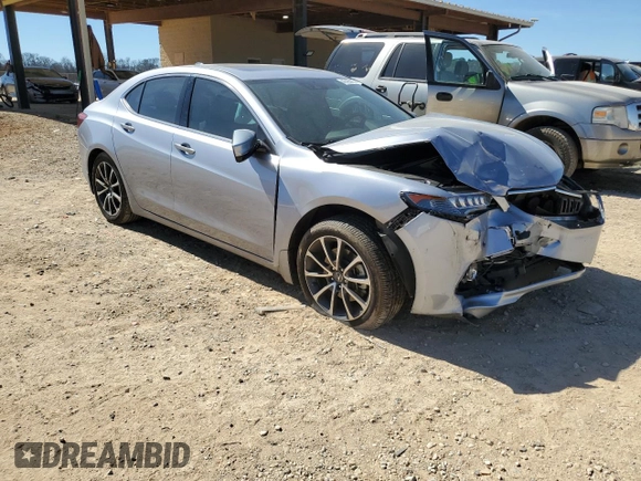2015 Acura TLX V6 Advance with VIN 19UUB3F74FA007118, listed as a Copart auction lot 47483475 with Not Provided miles and Salvage Title. Bid and sale history available at carsss.com. Image 4.