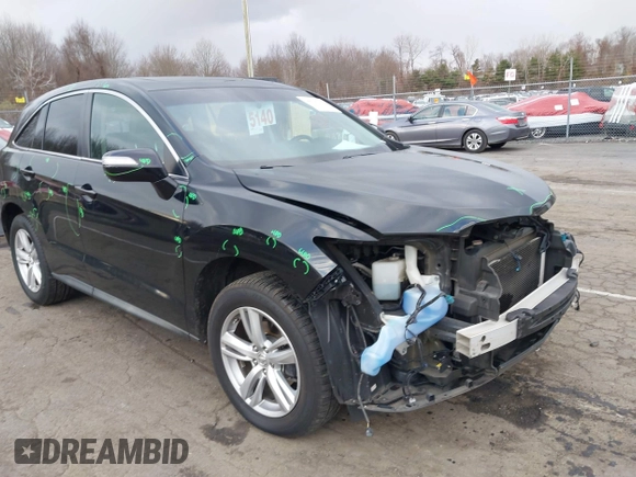2014 Acura RDX Technology with VIN 5J8TB4H50EL006564, listed as a IAAI auction lot 40945183 with 110,665 mi miles and . Bid and sale history available at DreamBid. Image 1.
