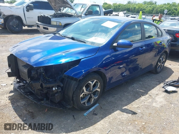 2021 Kia Forte LXS with VIN 3KPF24ADXME344784, listed as a IAAI auction lot 42253167 with 31,758 mi miles and . Bid and sale history available at DreamBid. Image 2.