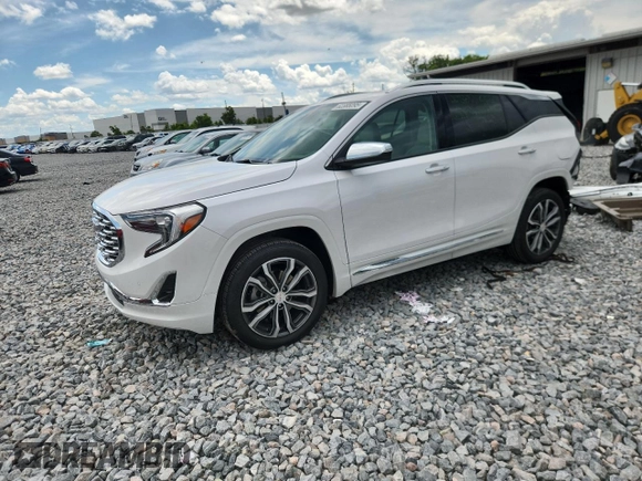 2020 GMC Terrain Denali with VIN 3GKALSEX9LL304887, listed as a Copart auction lot 62385095 with 29,015 mi miles and Salvage title. Bid and sale history available at DreamBid. Image 1.