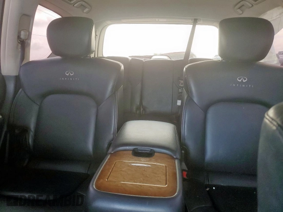 2014 Infiniti QX80 with VIN JN8AZ2NF9E9556026, listed as a Copart auction lot 58064825 with 177,104 mi miles and Salvage title. Bid and sale history available at DreamBid. Image 10.