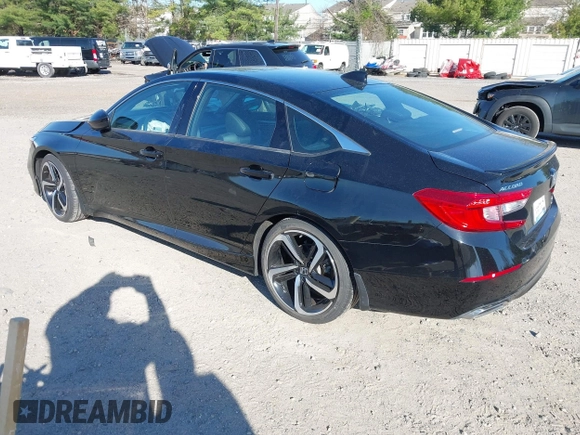 2020 Honda Accord Sport with VIN 1HGCV2F38LA027328, listed as a IAAI auction lot 42044702 with 33,947 mi miles and . Bid and sale history available at DreamBid. Image 3.