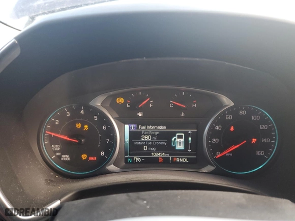 2018 Chevrolet Equinox LT with VIN 3GNAXSEV0JS545035, listed as a Copart auction lot 45667335 with 102,434 mi miles and Salvage Title. Bid and sale history available at carsss.com. Image 9.