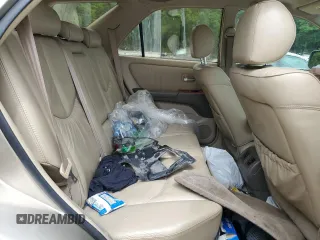 2002 Lexus RX 300 with VIN JTJGF10U320125323, listed as a Copart auction lot 59705155 with 139,158 mi miles and Salvage title. Bid and sale history available at DreamBid. Image 11.