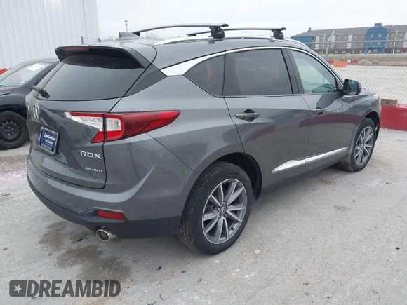 2021 Acura RDX w/Technology Package with VIN 5J8TC2H51ML004970, listed as a IAAI auction lot 41564708 with 48,589 mi miles. Bid and sale history available at carsss.com. Image 4.