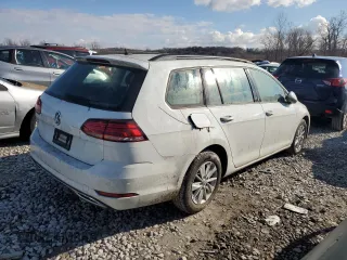 2019 Volkswagen Golf SportWagen S with VIN 3VWY57AU1KM510837, listed as a Copart auction lot 84275244 with 0 mi miles and Salvage Title. Bid and sale history available at carsss.com. Image 3.