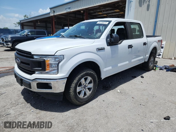2018 Ford F-150 XL with VIN 1FTEW1E55JFC60004, listed as a Copart auction lot 59730015 with 165,784 mi miles and Non repairable. Bid and sale history available at DreamBid. Image 1.
