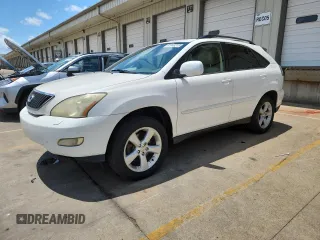 2006 Lexus RX 330 z VIN JTJGA31U860064551, wystawiony jako Copart lot #61945215 z przebiegiem 208 559 mil mil oraz Nie do naprawy • Non repairable. Historia ofert i sprzedaży dostępna na DreamBid. Obrazek 1.