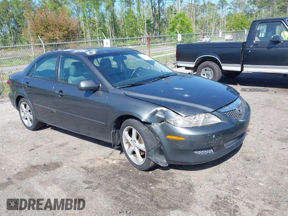 2005 Mazda Mazda6 i with VIN 1YVFP80C555M43599, listed as a IAAI auction lot 41957730 with 144,608 mi miles. Bid and sale history available at carsss.com. Image 1.