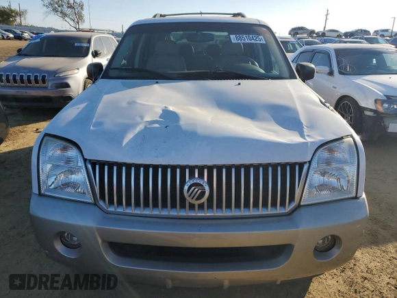 2002 Mercury Mountaineer z VIN 4M2ZU86E92ZJ36990, wystawiony jako Copart lot #88510425 z przebiegiem 163 872 mil mil oraz Szkody całkowita. Historia ofert i sprzedaży dostępna na DreamBid. Obrazek 5.