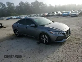 2021 Nissan Sentra SV with VIN 3N1AB8CV5MY210161, listed as a Copart auction lot 43628315 with 24,183 mi miles and Salvage Title. Bid and sale history available at DreamBid. Image 10.