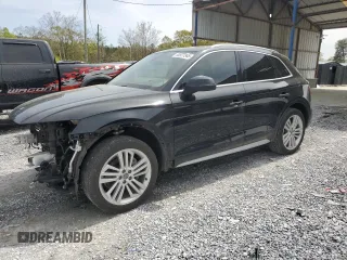 2019 Audi Q5 Premium Plus with VIN WA1BNAFY8K2084048, listed as a Copart auction lot 50977345 with 54,671 mi miles and Salvage title. Bid and sale history available at DreamBid. Image 1.