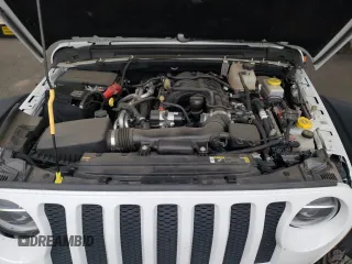 2022 Jeep Wrangler Unlimited Sport S with VIN 1C4HJXDG7NW235385, listed as a Copart auction lot 86088314 with 22,951 mi miles and Salvage Title. Bid and sale history available at carsss.com. Image 13.