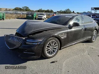 2024 Genesis G80 2.5T z VIN KMTGB4SC7RU225336, wystawiony jako Copart lot #82495404 z przebiegiem 16 873 mil mil oraz Nie do naprawy. Historia ofert i sprzedaży dostępna na DreamBid. Obrazek 1.