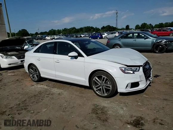 2017 Audi A3 Sedan Premium with VIN WAUB8GFF0H1018619, listed as a Copart auction lot 56088574 with 69,651 mi miles. Bid and sale history available at carsss.com. Image 11.