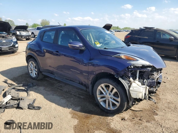 2016 Nissan Juke S z VIN JN8AF5MRXGT605827, wystawiony jako Copart lot #56575595 z przebiegiem 87 328 mil mil oraz Szkoda całkowita • Salvage title. Historia ofert i sprzedaży dostępna na DreamBid. Obrazek 4.