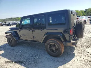 2017 Jeep Wrangler Unlimited 75th Anniversary with VIN 1C4HJWEG4HL531334, listed as a Copart auction lot 53371875 with 89,529 mi miles and Salvage title. Bid and sale history available at DreamBid. Image 2.