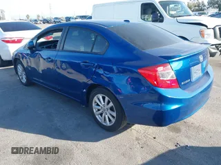 2012 Honda Civic EX with VIN 2HGFB2F88CH512765, listed as a IAAI auction lot 41591583 with 147,261 mi miles and . Bid and sale history available at DreamBid. Image 3.