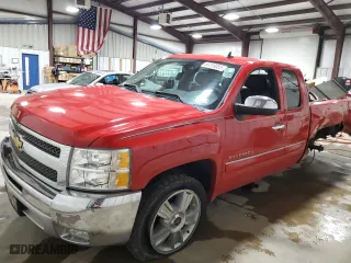 2012 Chevrolet Silverado 1500 LT with VIN 1GCRCSE06CZ340384, listed as a Copart auction lot 50319055 with 128,964 mi miles and Salvage Title. Bid and sale history available at carsss.com. Image 1.
