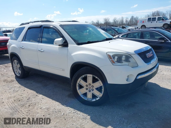 2010 GMC Acadia SLT2 with VIN 1GKLVNED5AJ119301, listed as a IAAI auction lot 41882770 with 159,641 mi miles and . Bid and sale history available at DreamBid. Image 1.