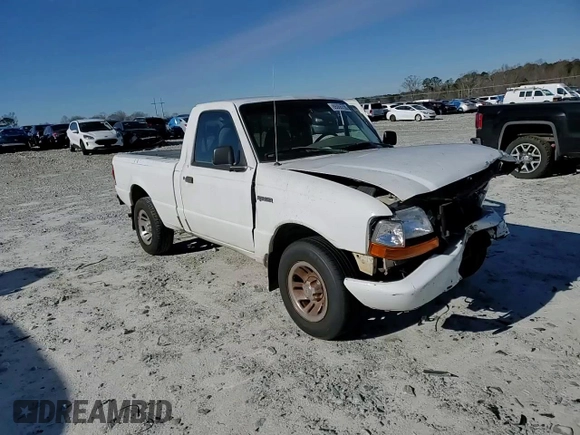 1999 Ford Ranger XL with VIN 1FTYR10V6XPA65995, listed as a Copart auction lot 89355755 with 312,195 mi miles and Salvage Title. Bid and sale history available at carsss.com. Image 11.
