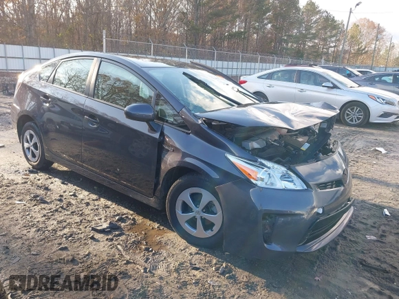 2015 Toyota Prius Four with VIN JTDKN3DU7F1984792, listed as a IAAI auction lot 41132250 with 1 mi miles. Bid and sale history available at carsss.com. Image 1.