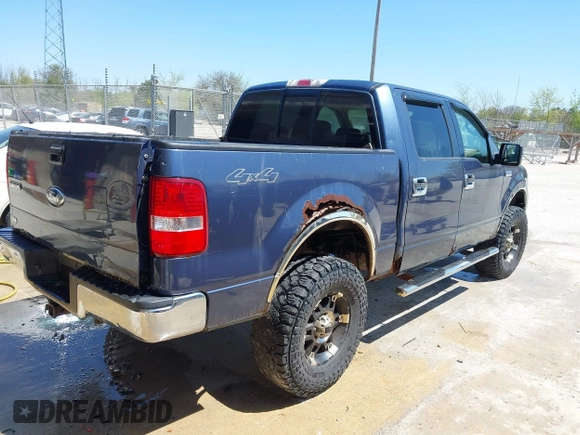 2006 Ford F-150 XLT with VIN 1FTPW14586FA64477, listed as a IAAI auction lot 42240254 with 234,044 mi miles and . Bid and sale history available at DreamBid. Image 4.