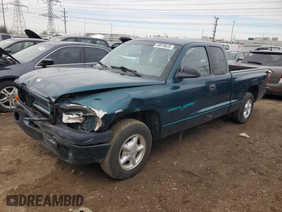 1998 Dodge Dakota SLT z VIN 1B7GL22X1WS754968, wystawiony jako Copart lot #49078635 z przebiegiem 138 116 mil mil oraz Szkoda całkowita • Salvage title. Historia ofert i sprzedaży dostępna na DreamBid. Obrazek 1.