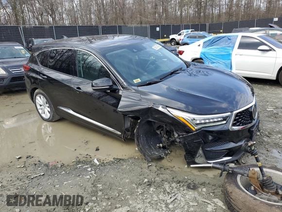 2021 Acura RDX with VIN 5J8TC2H37ML016880, listed as a Copart auction lot 50614395 with 51,915 mi miles and Salvage Title. Bid and sale history available at carsss.com. Image 4.