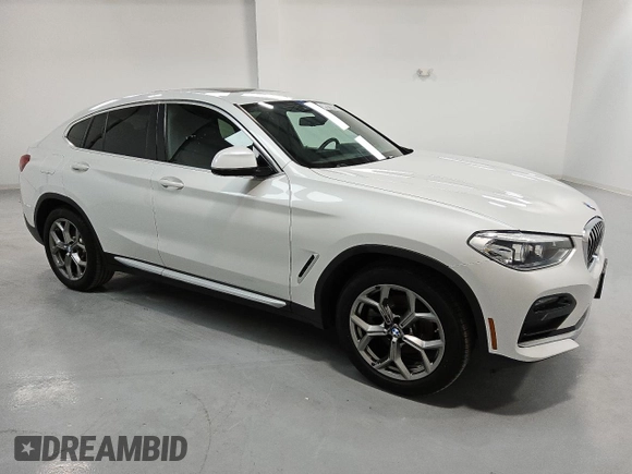 2021 BMW X4 xDrive30i z VIN 5UX2V1C04M9E94765, wystawiony jako Copart lot #49813915 z przebiegiem 34 483 mil mil oraz Czysty tytuł • Clean title. Historia ofert i sprzedaży dostępna na DreamBid. Obrazek 4.