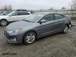 2019 Hyundai Elantra SEL with VIN 5NPD84LF9KH478635, listed as a Copart auction lot 49178045 with 73,758 mi miles and Salvage Title. Bid and sale history available at carsss.com. Image 1.