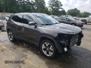 2019 Jeep Compass Limited with VIN 3C4NJCCB3KT676286, listed as a Copart auction lot 57788025 with 83,425 mi miles and Salvage title. Bid and sale history available at DreamBid. Image 4.