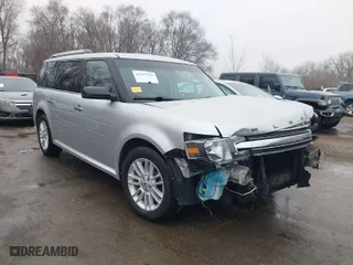2016 Ford Flex SEL with VIN 2FMGK5C81GBA07096, listed as a IAAI auction lot 41167950 with 163,075 mi miles. Bid and sale history available at carsss.com. Image 1.