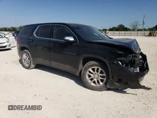 2020 Chevrolet Traverse LS with VIN 1GNERFKW8LJ277467, listed as a Copart auction lot 52730655 with 87,670 mi miles and Salvage Title. Bid and sale history available at carsss.com. Image 4.