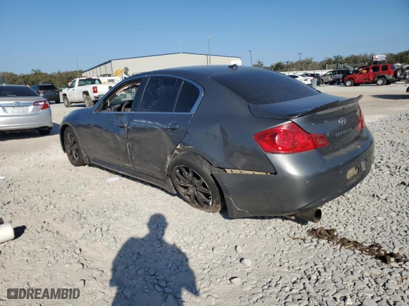 2012 Infiniti G37 Sedan Journey with VIN JN1CV6AP1CM626122, listed as a Copart auction lot 45502495 with 179,738 mi miles and Salvage Title. Bid and sale history available at carsss.com. Image 2.