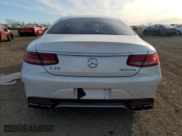 2016 Mercedes-Benz S 63 AMG with VIN WDDXJ7JB7GA011737, listed as a Copart auction lot 84930744 with Not Provided miles and Salvage Title. Bid and sale history available at DreamBid. Image 6.