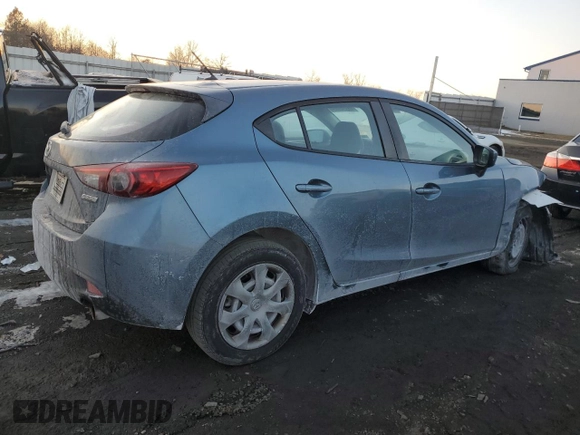 2014 Mazda 3 i Sport with VIN JM1BM1K76E1214392, listed as a Copart auction lot 42334585 with 165,202 mi miles and Salvage Title. Bid and sale history available at DreamBid. Image 3.