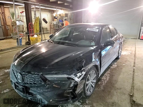 2023 Acura Integra with VIN 19UDE4H24PA012335, listed as a Copart auction lot 42668695 with 77,995 mi miles and Salvage title. Bid and sale history available at DreamBid. Image 10.