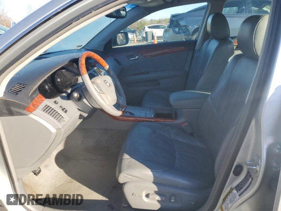2006 Toyota Avalon XL with VIN 4T1BK36B36U163963, listed as a Copart auction lot 47344755 with 285,585 mi miles and Salvage Title. Bid and sale history available at DreamBid. Image 7.