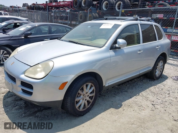 2004 Porsche Cayenne S with VIN WP1AB29P24LA69706, listed as a IAAI auction lot 42554793 with 230,583 mi miles and . Bid and sale history available at DreamBid. Image 2.