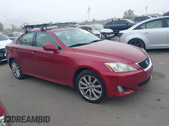 2008 Lexus IS 250 with VIN JTHCK262285020968, listed as a IAAI auction lot 41913121 with 125,435 mi miles. Bid and sale history available at carsss.com. Image 1.
