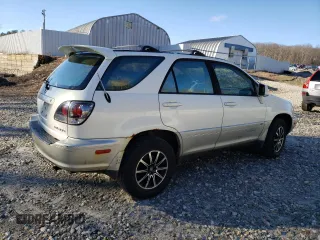 2001 Lexus RX 300 with VIN JTJHF10U410184187, listed as a Copart auction lot 83488384 with 264,053 mi miles and Clean Title. Bid and sale history available at carsss.com. Image 3.