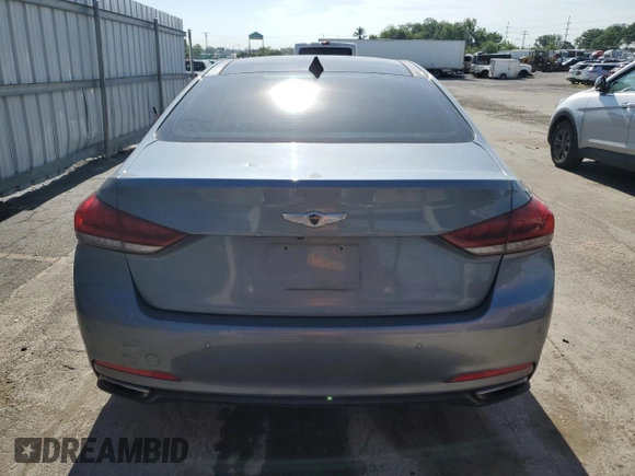 2015 Hyundai Genesis 3.8L with VIN KMHGN4JEXFU083886, listed as a Copart auction lot 55992724 with 156,303 mi miles and Salvage Title. Bid and sale history available at carsss.com. Image 6.