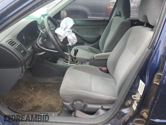2004 Honda Civic LX with VIN 2HGES15524H590263, listed as a Copart auction lot 49978515 with 0 mi miles and Salvage Title. Bid and sale history available at carsss.com. Image 7.