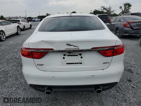 2017 Jaguar XF 35t Premium with VIN SAJBD4BV7HCY48451, listed as a Copart auction lot 58133385 with 65,085 mi miles and Salvage title. Bid and sale history available at DreamBid. Image 6.