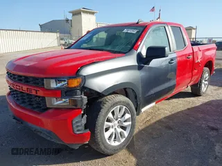 2020 Chevrolet Silverado 1500 Custom with VIN 1GCRWBEF3LZ104268, listed as a IAAI auction lot 42083062 with 85,582 mi miles. Bid and sale history available at carsss.com. Image 17.